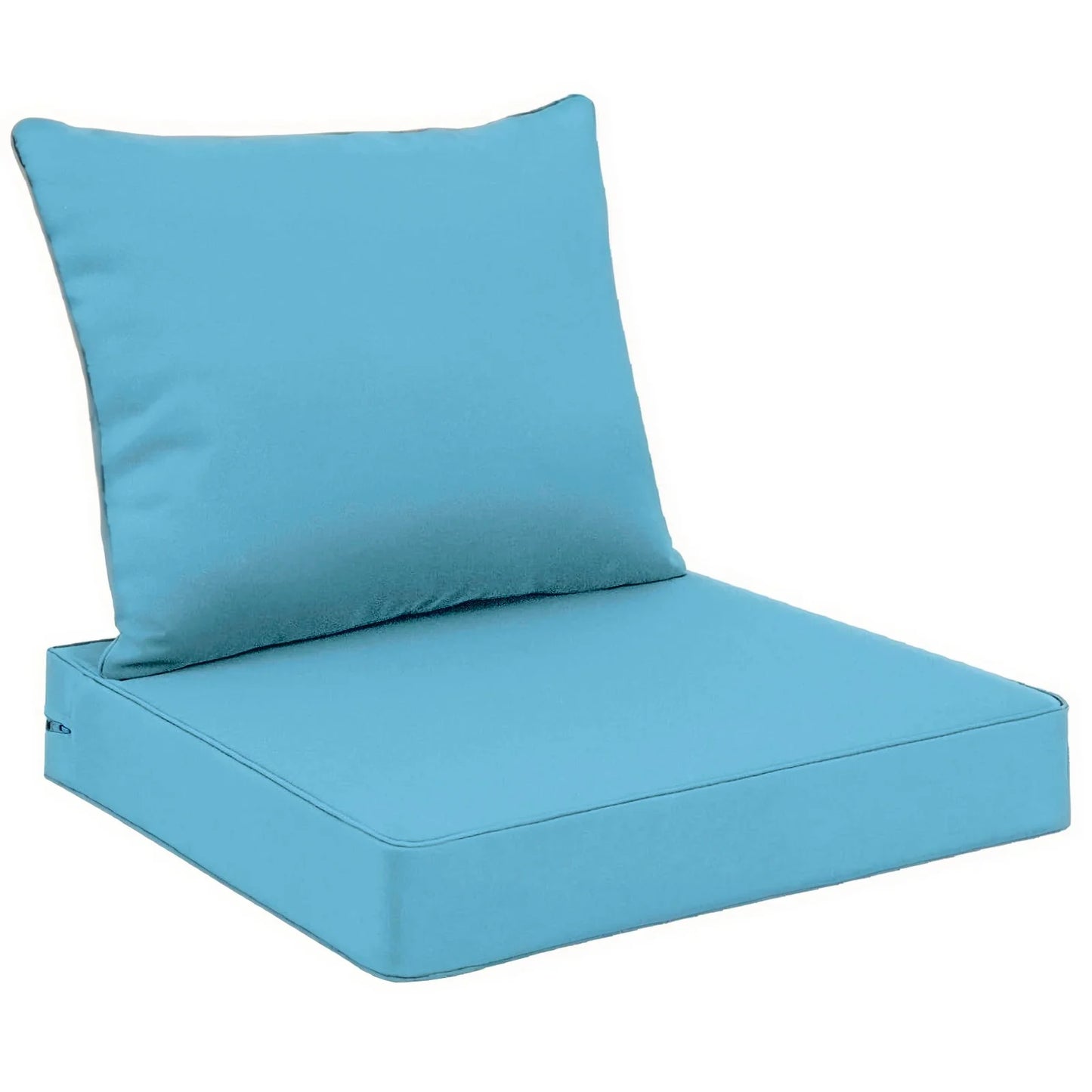 Outdoor Chair Cushions, 60*60*10CM Outdoor Cushion for Patio Furniture, Patio Chair Cushion, Waterproof & Fade Resistant Deep Patio Furniture Cushions Set with Handle and Ties