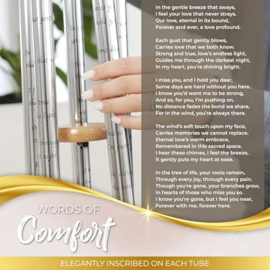 Tree of Life Memorial Wind Chimes for Loved Ones Remembrance