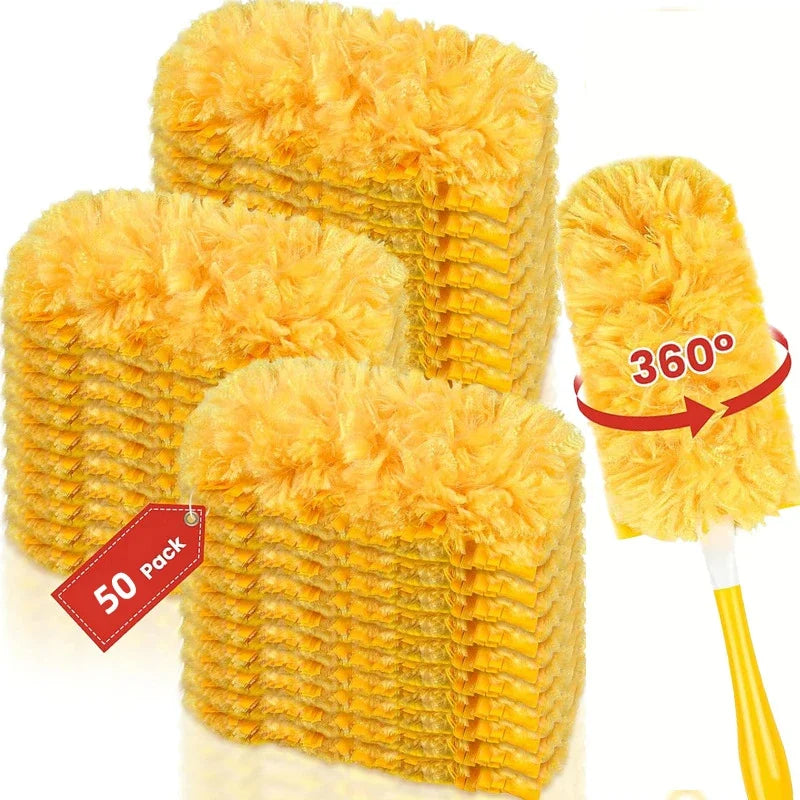NONECN Electrostatic Dust Duster With Microfiber Head For Home Cleaning