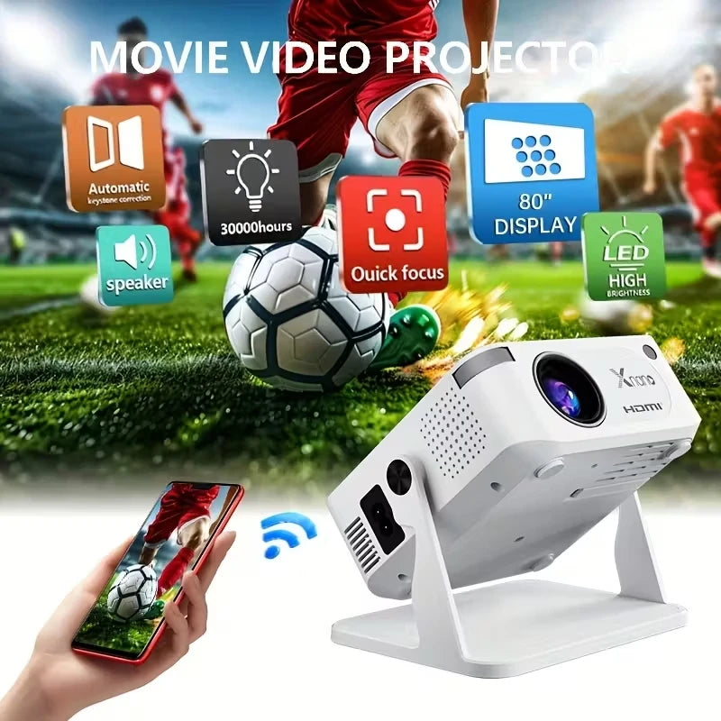 XNANO HA109 Mini Projector Android11 WiFi6 BT5 720P