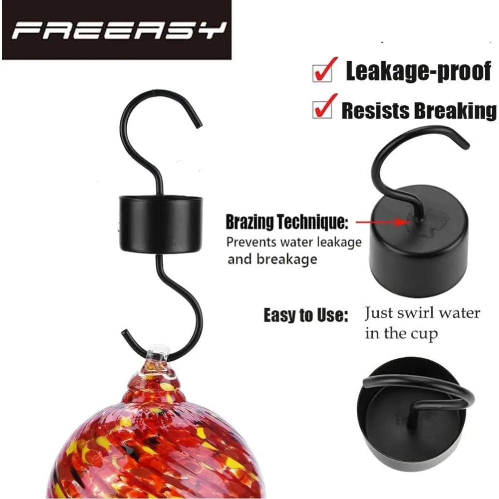 Best Seller Hummingbird Feeder Ant Moat Hanging Ant Guard for Hummingbird & Oriole Feeder Accessory Hooks 2 Packs Hot Sale
