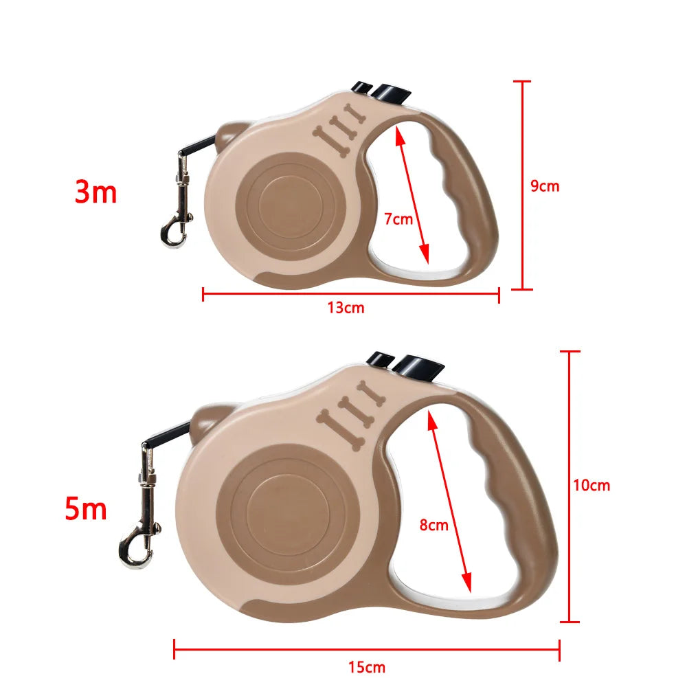 Automatic Quick Release Retractable Dog Leash For All Breeds