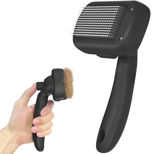 Self Cleaning Deshedding Brush For Dogs And Cats Hair Removal