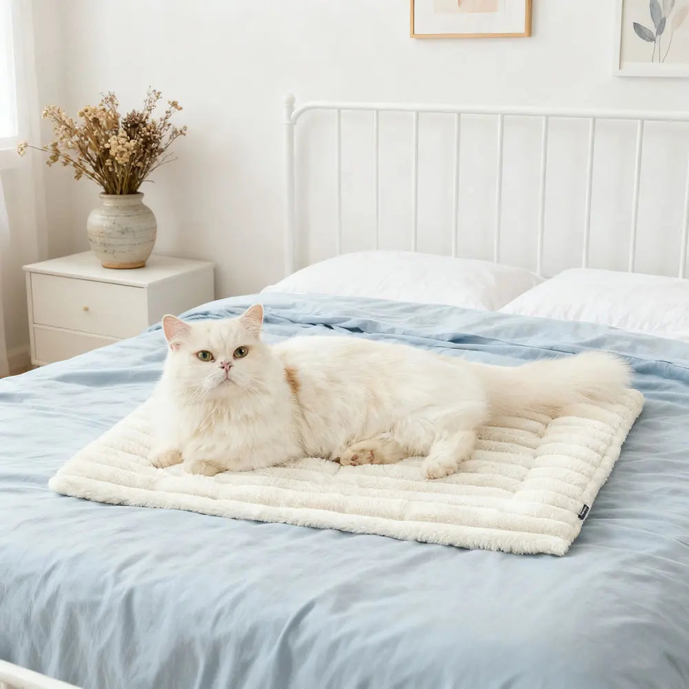 LISMCN Self Warming Pet Bed Ultra Soft Fleece Mat For Cats Dogs
