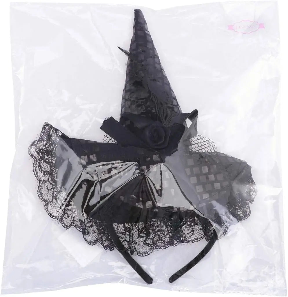 Kids Halloween Witch Hat Headband for Costume Parties and Performances