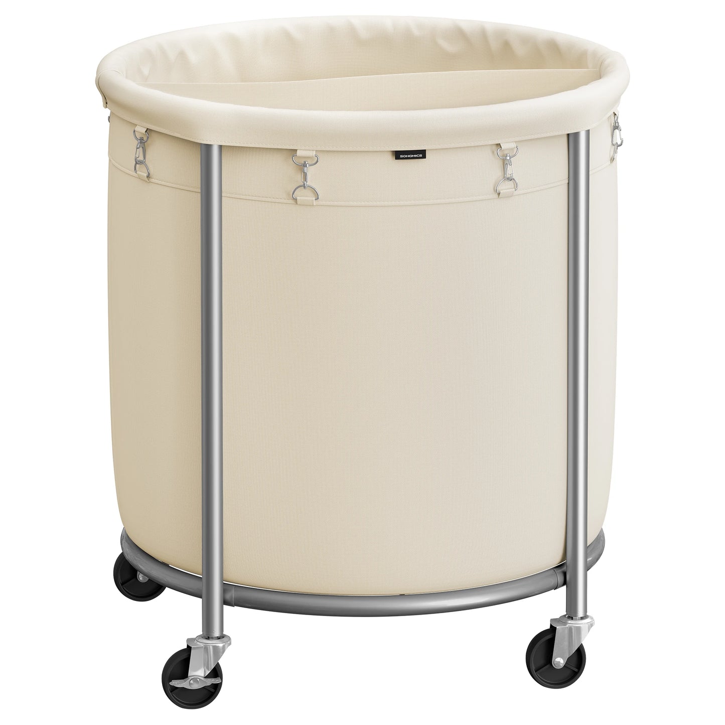 SONGMICS Heavy Duty Rolling Laundry Hamper With Wheels