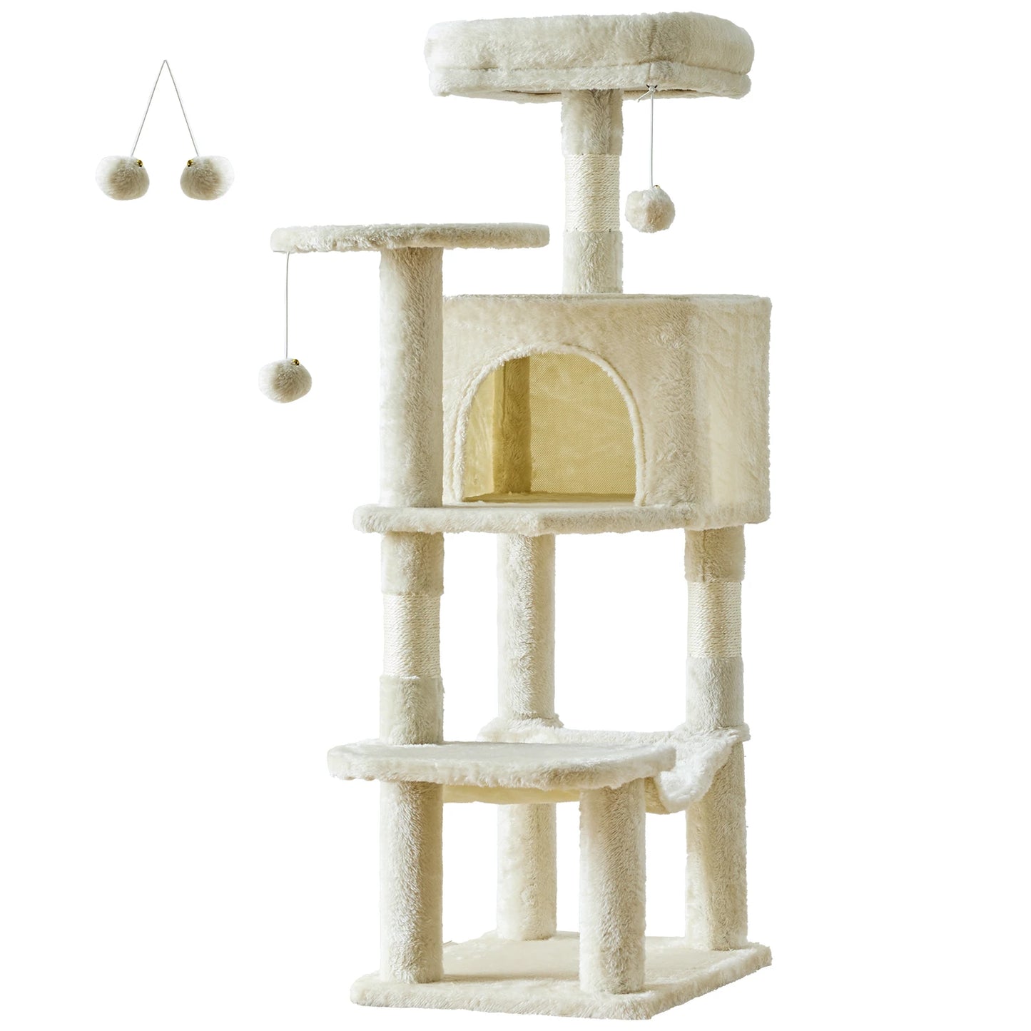 JHK Cat Tree Tall MultiCat Climbing Tower For Indoor Cats