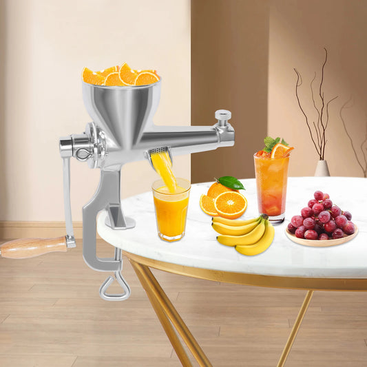 Manual Fruit Vegetable Squeezer, Hand Squeezer Press Machine, Desktop Wheat Seedling Juicer for Juicing Wheatgrass, Vegetables