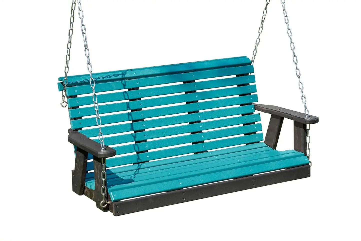 4FT HDPE Porch Swing 1000lb Rollback Design Patio Backyard Garden Park Customized