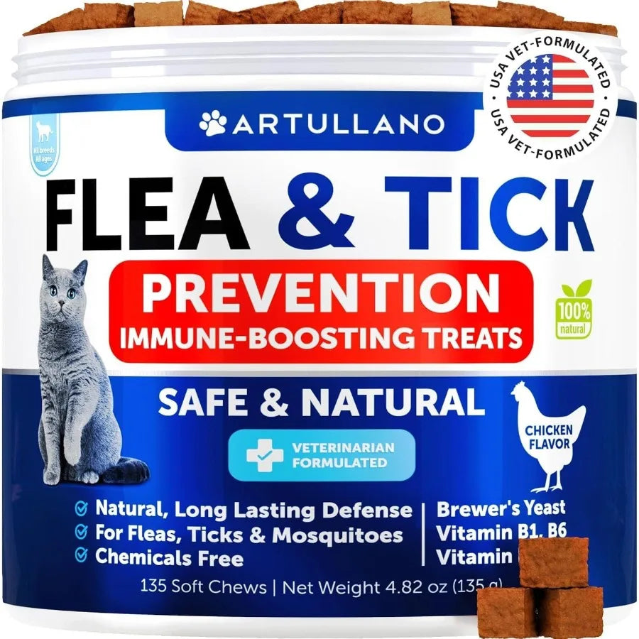 Flea Treatment for Cats Natural Flea and Tick Prevention Pills