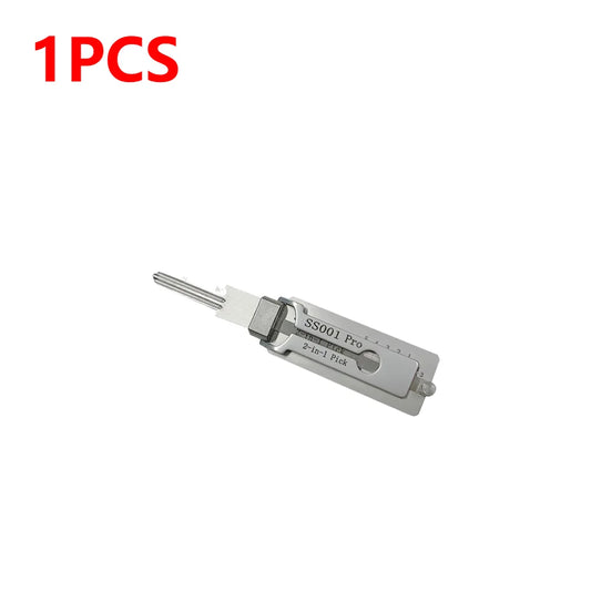 VODOOL 2 In 1 Stainless Steel Key Decoder Precision Hook And Pickup Tool