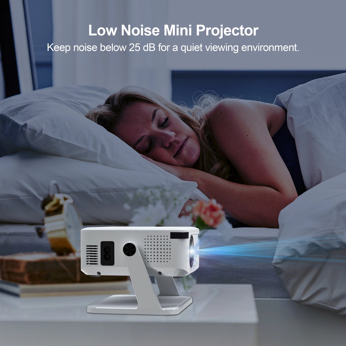 XNANO HA109 Mini Projector Android11 WiFi6 BT5 720P