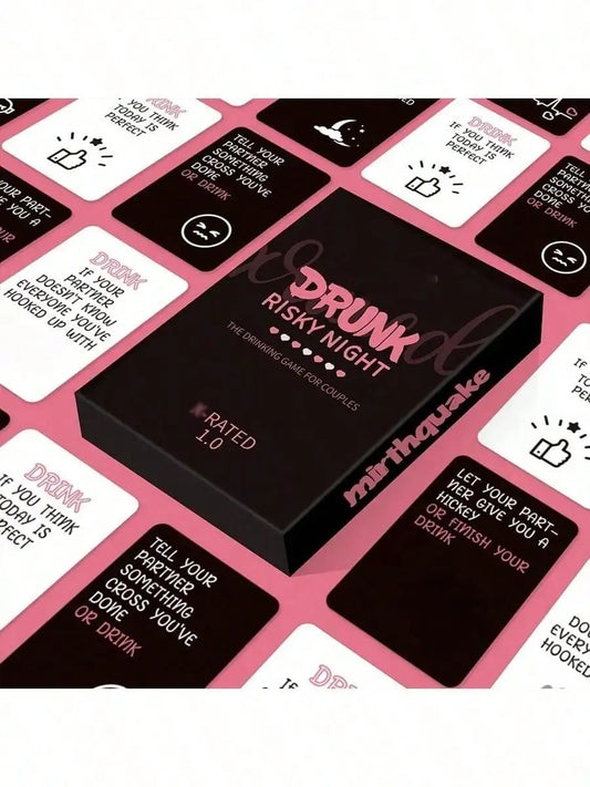 Drunk Risky Night Card Game, Hilarious Interactive Party Game for Couples, Friends & Family, Perfect Entertainment & Christmas Game Gift,Game Gift!Cards Games,Party Games,Friends Games,Board Games