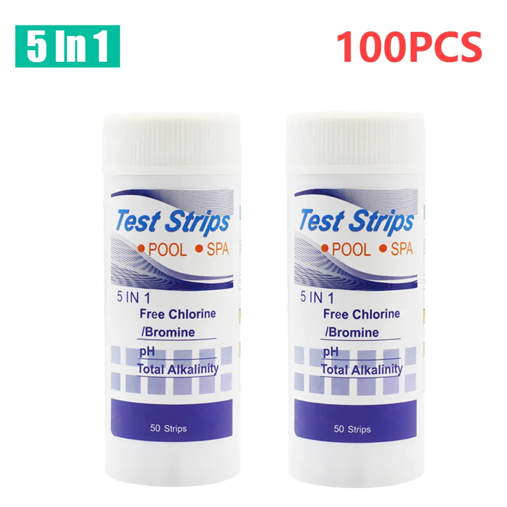 ALLOYSEED 7 In 1 PH Test Strips For SwimmingPool Aquarium