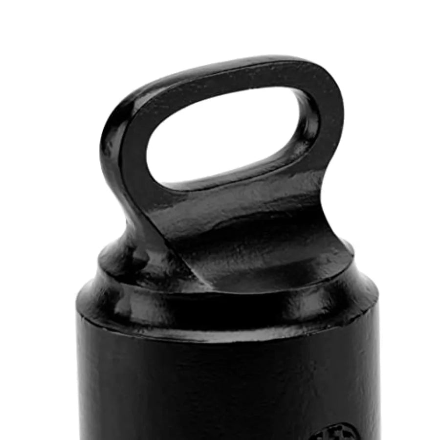 Cast Iron Door Stop Decorative, Weighted Heavy Door Weight Antique Free Standing'x'Non Slip with Handle Black