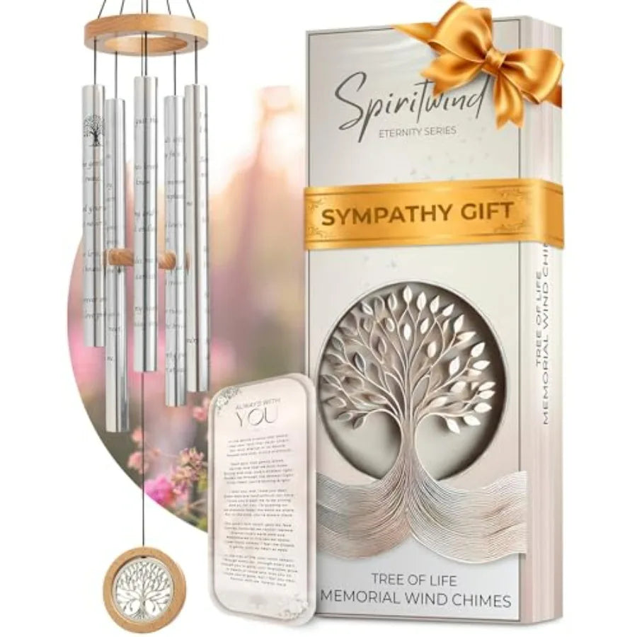 Tree of Life Memorial Wind Chimes for Loved Ones Remembrance