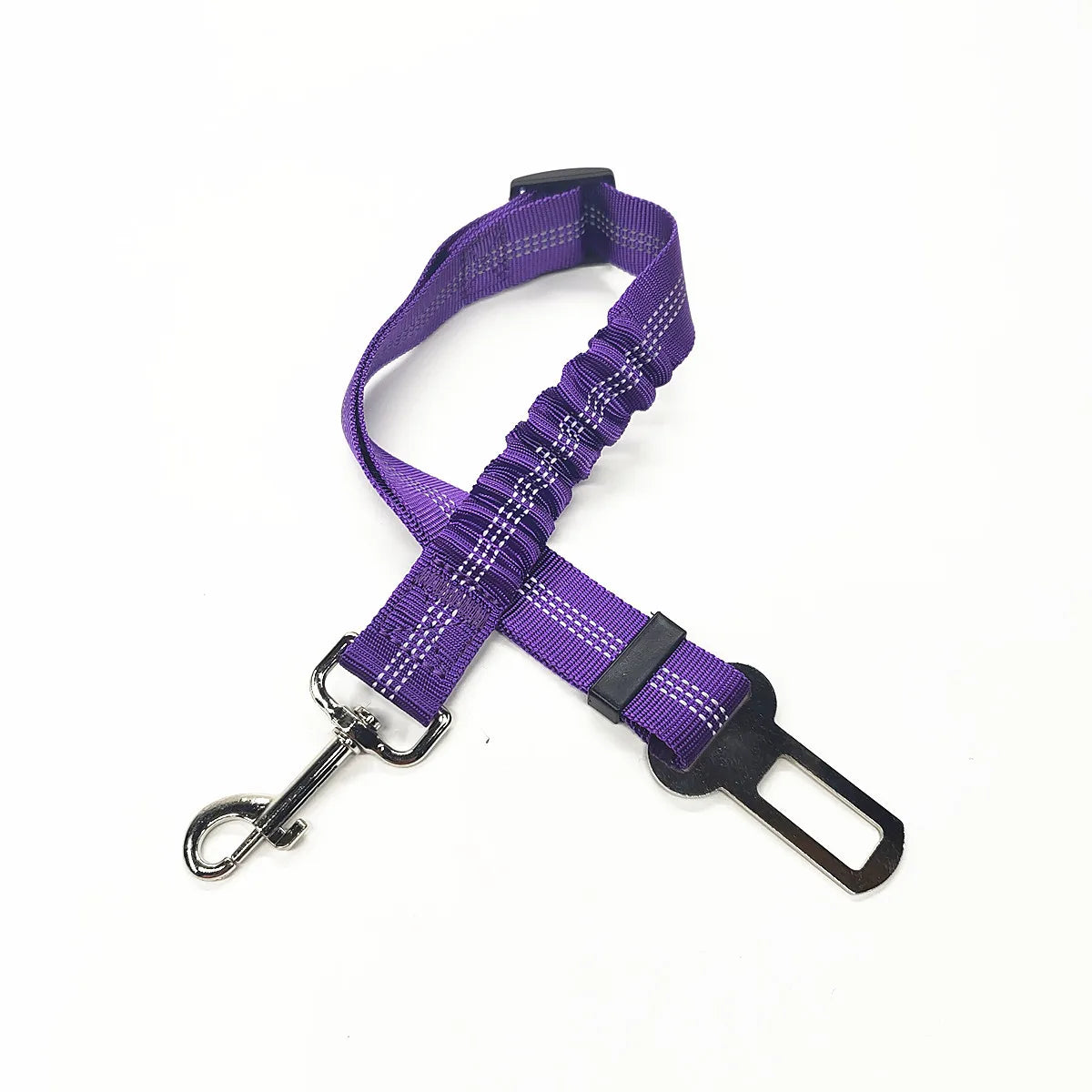 Adjustable Dog Car Seat Belt Harness Nylon Reflective Travel Safe