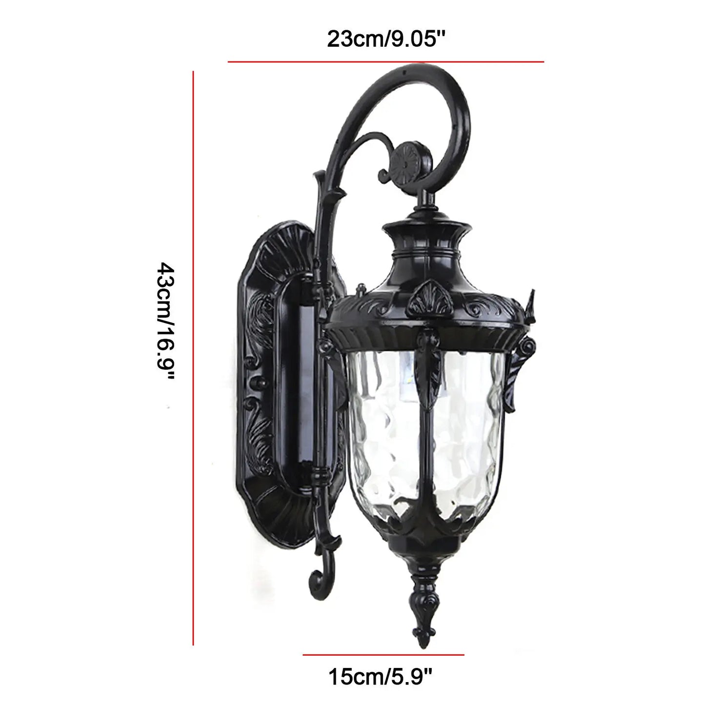 LoyalHeartd Outdoor Wall Light Fixture Waterproof Sconce Porch Lamp