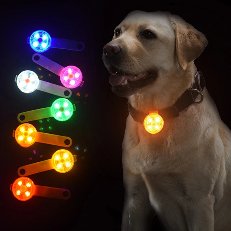 NONECN LED Pet Collar Pendant Night Safety Light IPX7 Waterproof