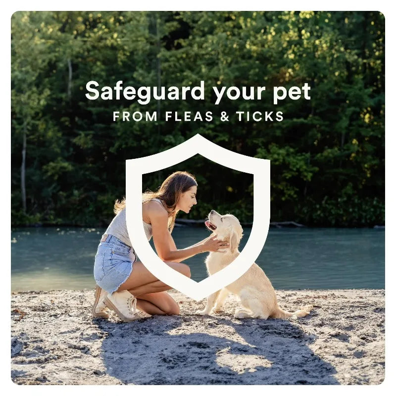 Ultra Flea and Tick Protection for Dogs Waterproof Topical Drops Repellent