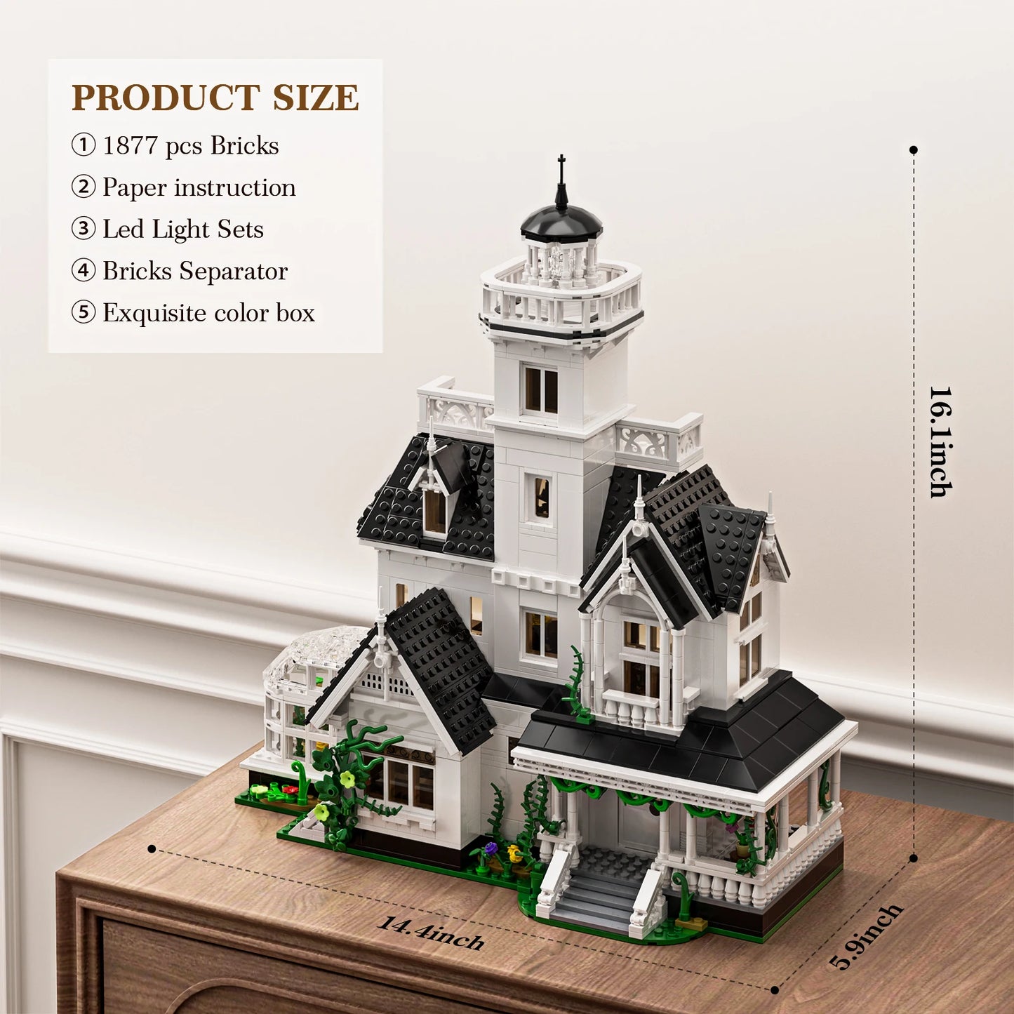 Magic House Building Set LED Light Owens House Decor