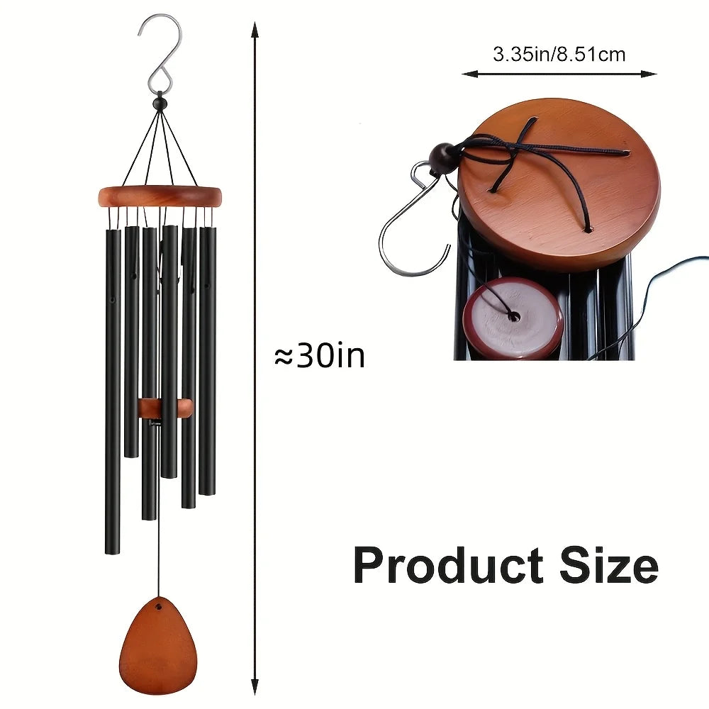 Deep Tone Wind Chime Heavy Duty Outdoor Indoor Hanging Decor