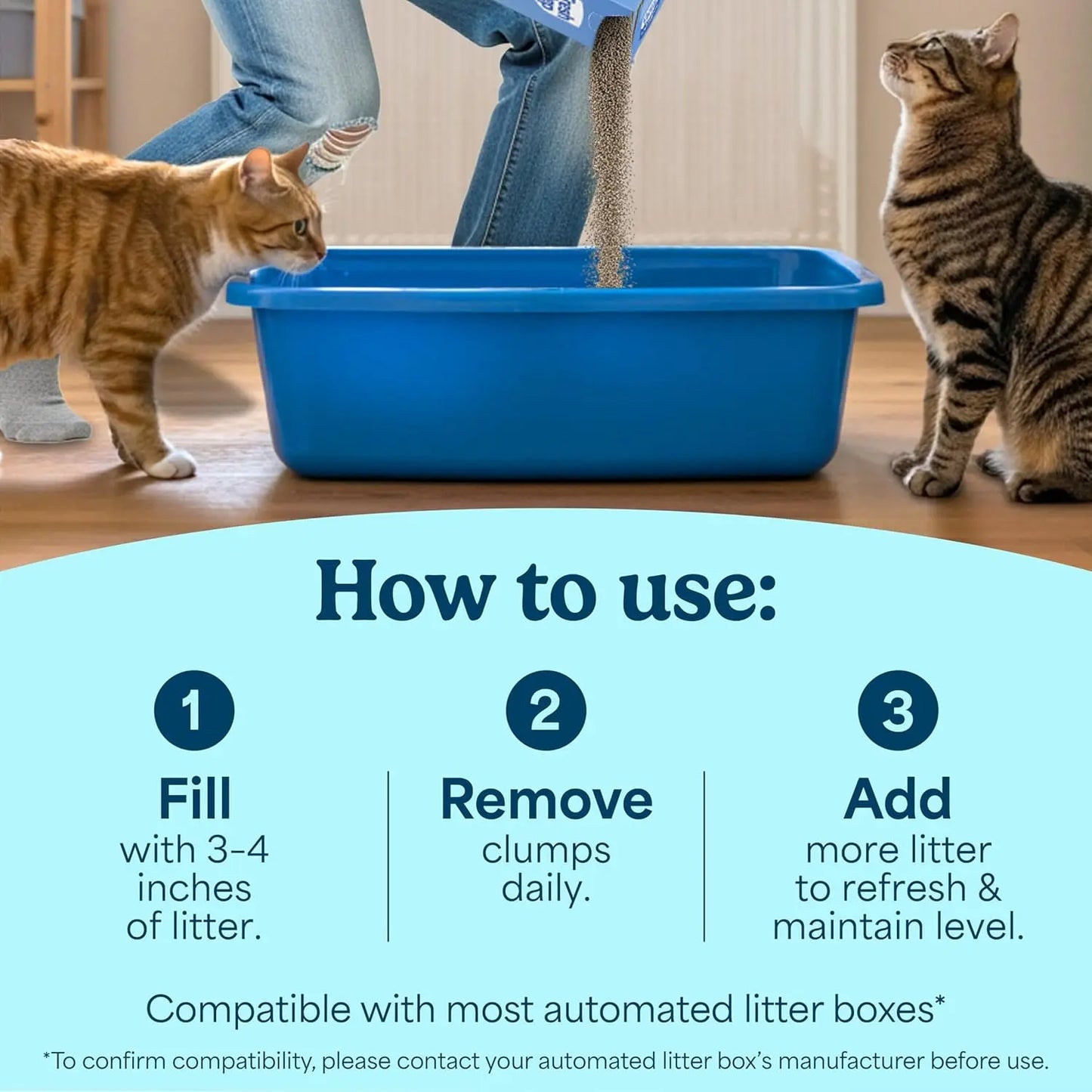 Multi Cat Clumping Litter With Febreze Odor Block Formula