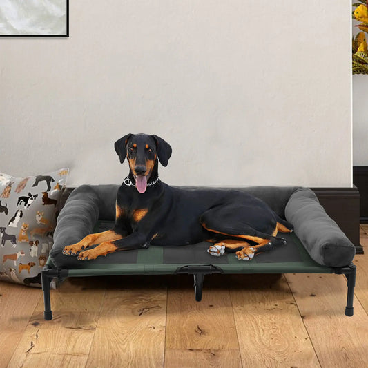 BINGOPAW Elevated Pet Bed Lounger For Indoor And Outdoor