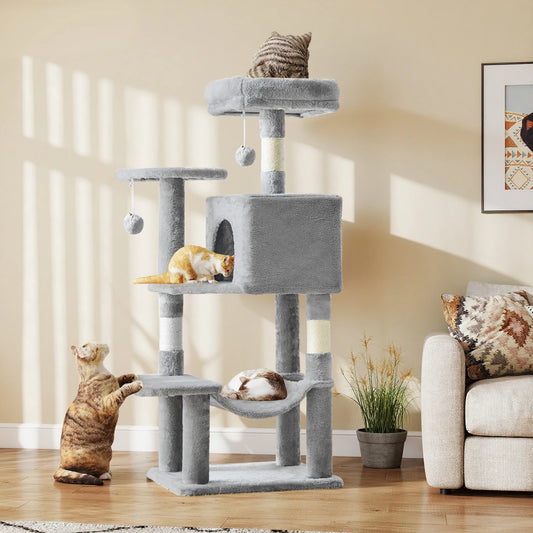 JHK Cat Tree Tall MultiCat Climbing Tower For Indoor Cats