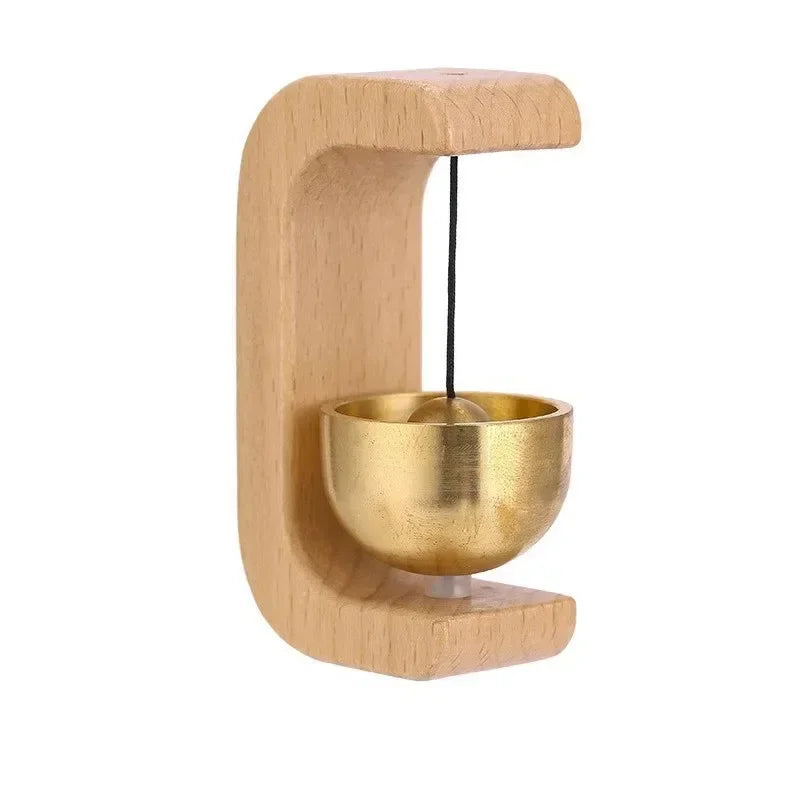 Japanese Wooden Wind Chimes Wireless Doorbell for Home Entrance