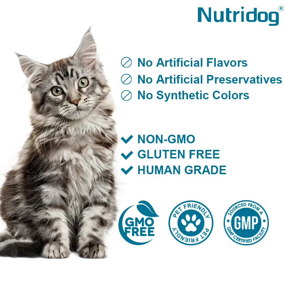 Nutridog Cat Calming Chews For Relaxation And Stress Relief