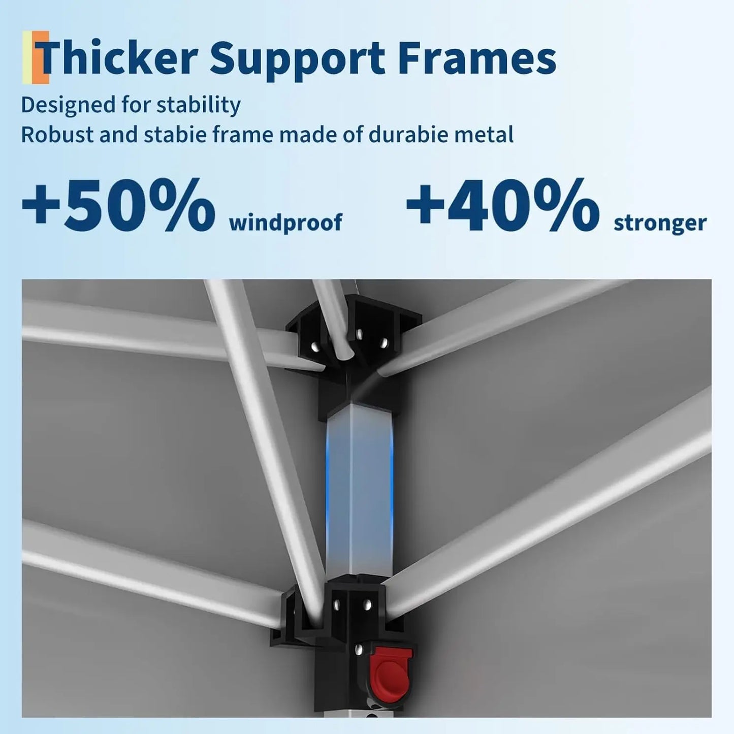 TWISTER.CKCN Pop Up Canopy Tent With Removable Sidewall UPF Fifty