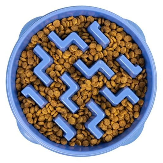 Fun Feeder Slow Bowl 4 Cup Capacity Non Slip Notch